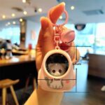 Luminous Kitten Bear Keychain - Glowing Backpack Charm & Night Light - Image 2