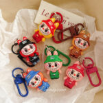 Cute Hat Labubu Keychain - Bestie Gift & Backpack Charm